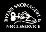Byens Skomageri, Nøgle og Pokalservice logo